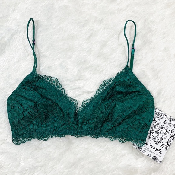Free People Maya MultiWay Soft Bra Emerald Pine - Picture 3 of 10